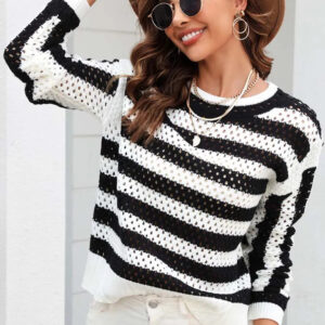 ELSIE - Stribet-Pullover