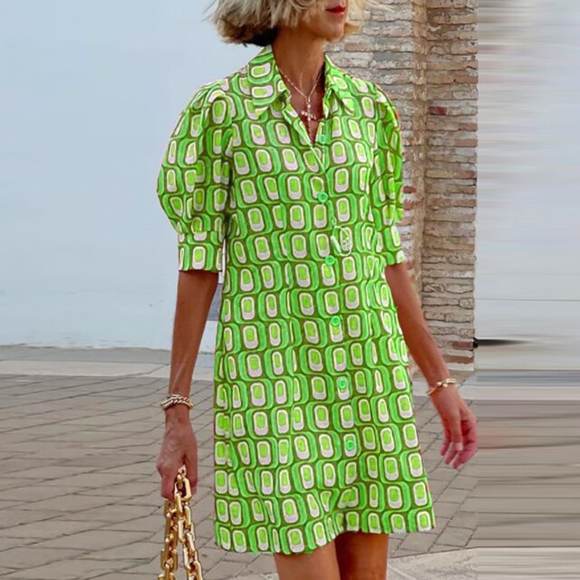 AURORA – Afslappet skjortekjole - Image 3