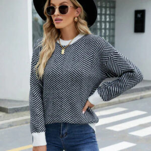 LUCIA – Modischer gestreifter Pullover