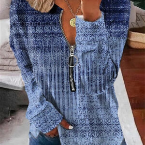 BONNIE – Vintage-Pullover mit Blumenmuster