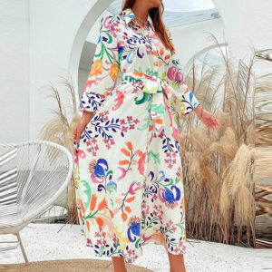 EVELYN – Vintage-Stil mit Blumendruck