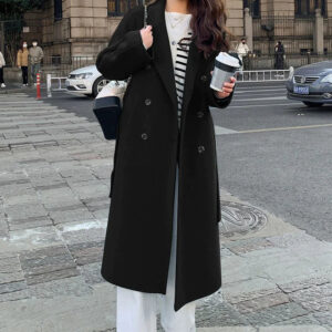 Cleo - Vinterfrakke i løs uld