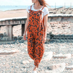 BELLA - Jumpsuit mit Leopardenmuster