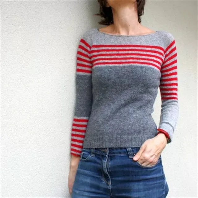 Leny - Strickpullover mit rundem Hals