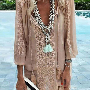 BRITTANY - Kjole Pullover mit Rundhalsausschnitt