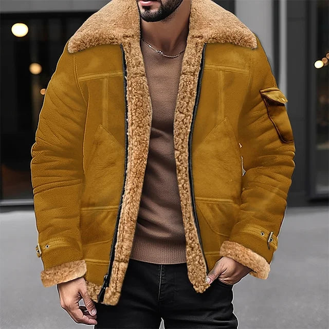 Jack - Daily Fashion Sherpa-Jacke für Männer - Image 4