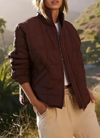 Marigold - Quiltet-Jacke mit aufgedruckter Farbe - Image 5