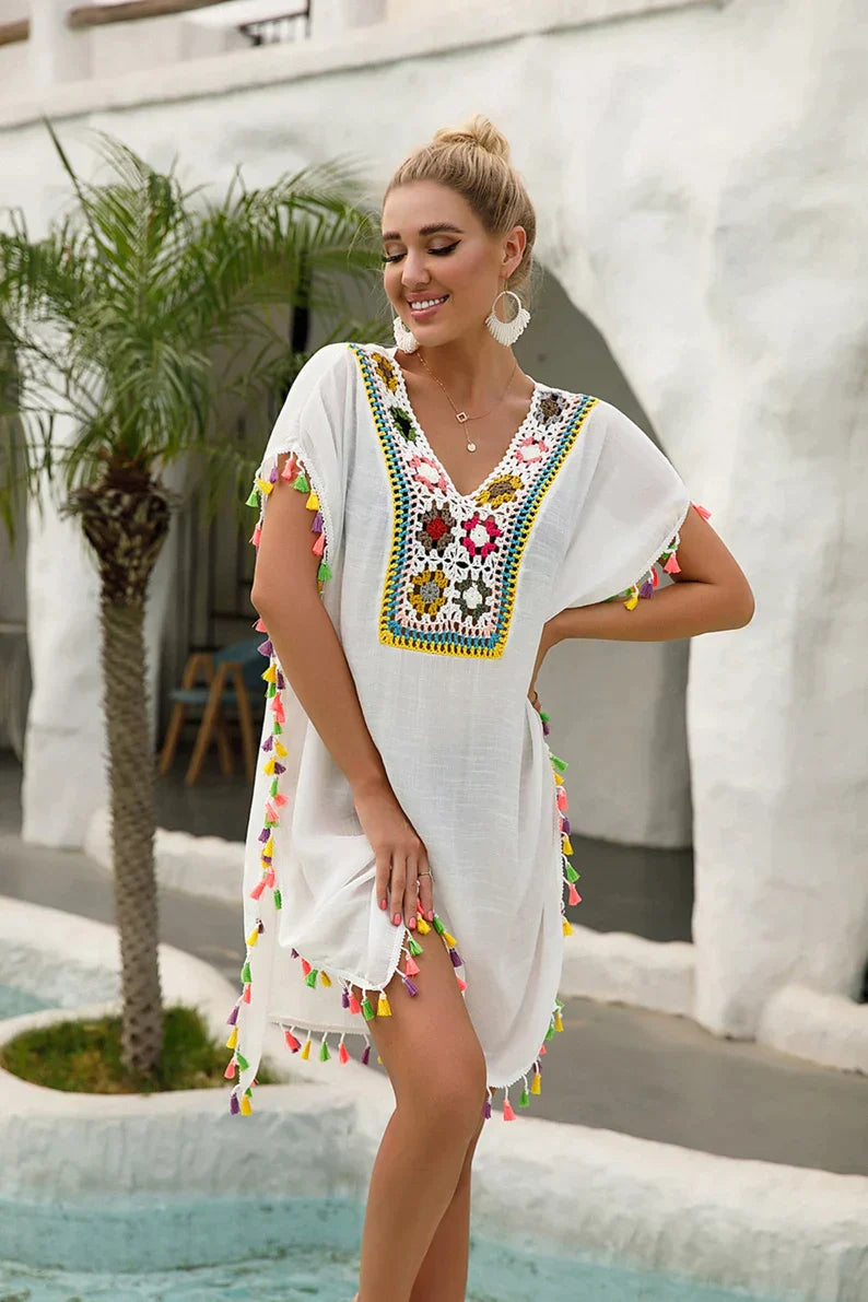 SOFHIA - Hæklet blondeovertræk