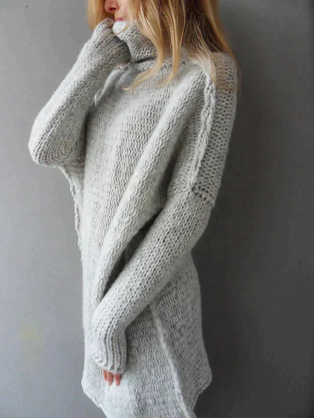 Alexis – Übergroßer grauer Pullover - Image 3
