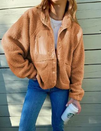 Senna - Winterfleecejacke mit Nackenschutz